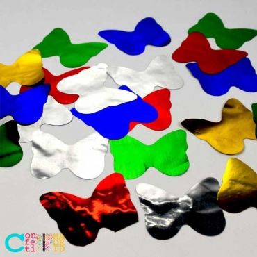 Confeti Metalizado con Forma de Mariposas