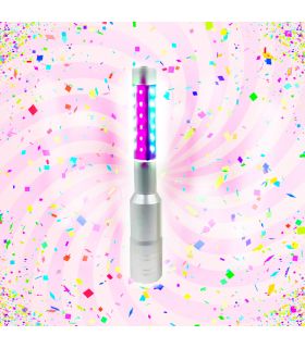 Bengalas LED Plateadas 25 cm