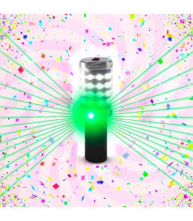 Bastón Estroboscópico Láseres Verdes